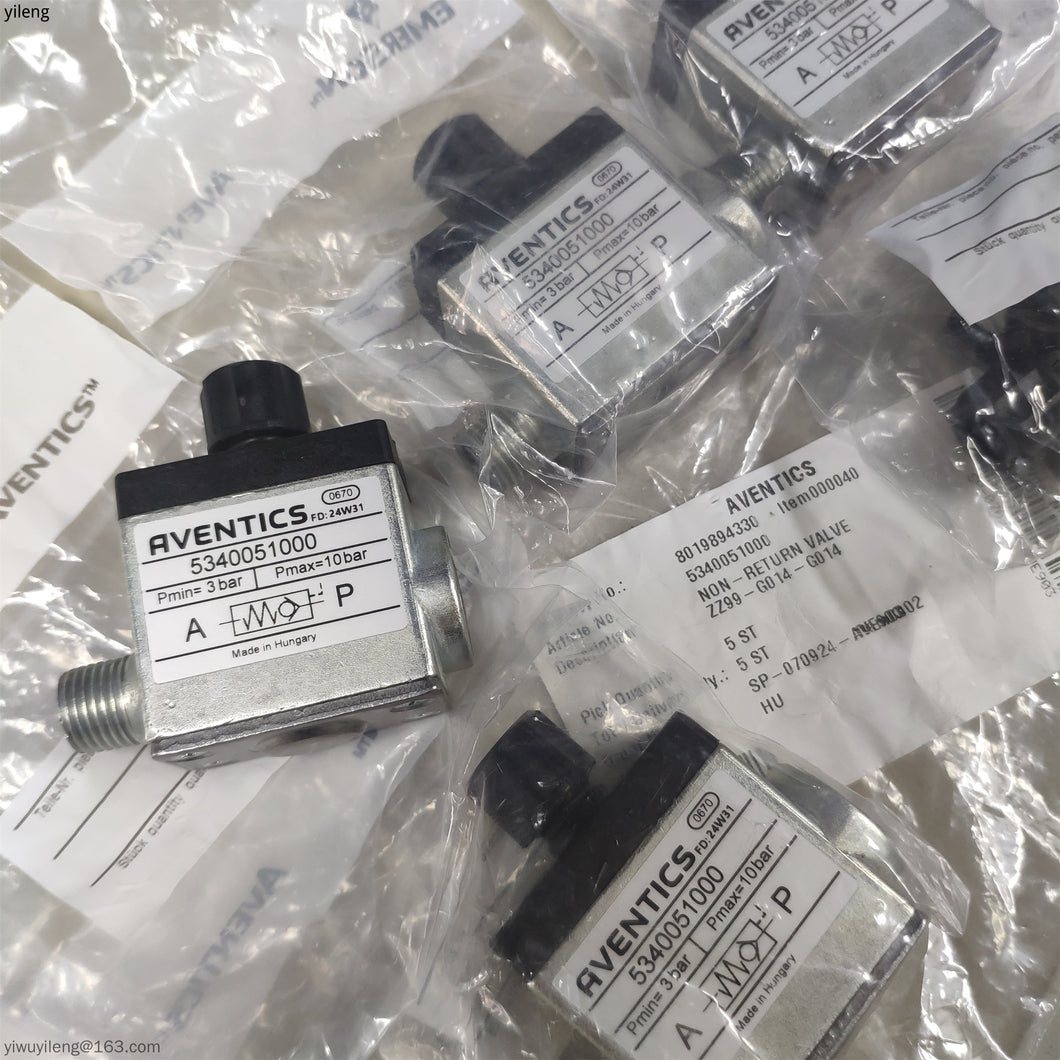 AVENTICS check valve 5340051010 5340051000 5341123100 5340981100