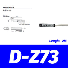 Load image into Gallery viewer, 10PCS Air Pneumatic Cylinder Magnetic Reed Switch Sensor D-A93 Z73 C73 A54 CS1-G J DMS-H U F SMC SIZE D-M9N D-M9NV D-M9PV M9BV
