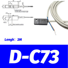 Load image into Gallery viewer, 10PCS Air Pneumatic Cylinder Magnetic Reed Switch Sensor D-A93 Z73 C73 A54 CS1-G J DMS-H U F SMC SIZE D-M9N D-M9NV D-M9PV M9BV
