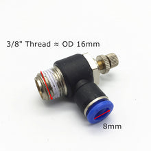 Load image into Gallery viewer, 10PCS/LOT Free shipping Pneumatic fitting SL6-1 1/8&quot;-6mm Throttle valve pressure reduce control regulating SL6-01 SL8-01 SL6-02
