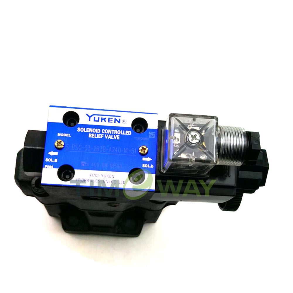 YUKEN SOLENOID CONTROLLED RELIEF  Valve S-BSG-03-2B3B-A240-N1-51