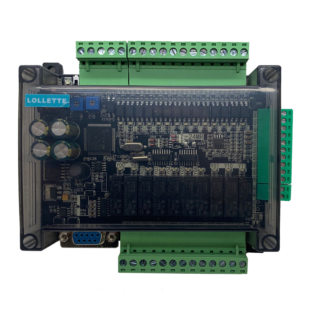 LE3U FX3U 24MR 6AD 2DA RS485 RTC (real time clock) 14 input 10 relay output 6 analog input 2 analog output plc controller