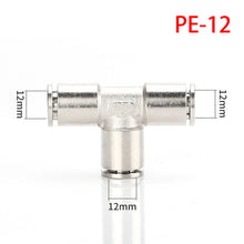 Load image into Gallery viewer, PU PG PE Brass Metal Pneumatic Quick Coupling  4 6 8 10 12mm Apply Air Compressor Hose High Pressure Connector High temperature
