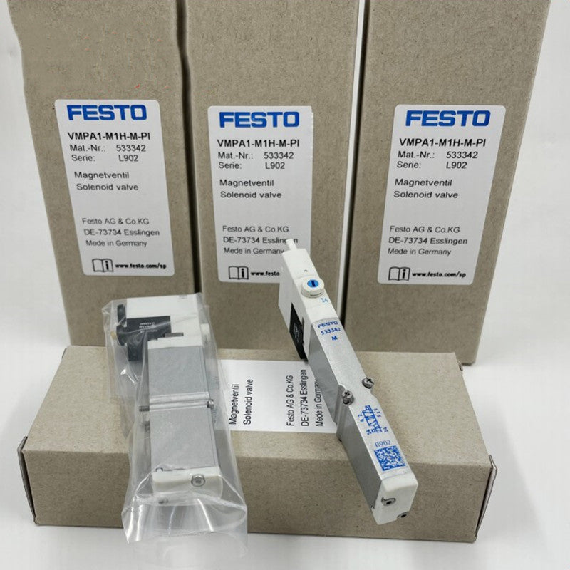 FESTO Solenoid valve VMPA1-M1H-M-PI 533342 VMPA1-M1H-M-PI 533343 VMPA1-M1H-M-PI 533345 VMPA1-M1H-M-PI 533346/533347/556838