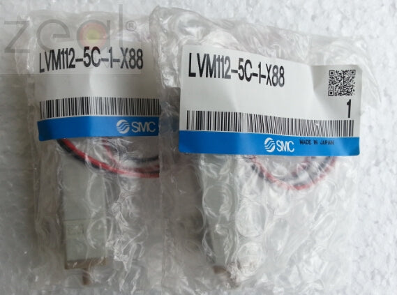 1PCS SMC LVM112-5A-1-X88 LVM112-5C-1-X88 24V New Three-way Solenoid Valve For Dirui H-800 Fus-100