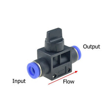 Load image into Gallery viewer, Pneumatic Valve Quick Fitting 4mm 6mm 8mm 10mm 12mm OD Compressor Air Hose Water Pipe Flow Adjust Speed Control Crane Couplings
