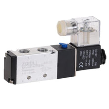 Load image into Gallery viewer, Pneumatic Electric Solenoid Valve 5 Way 2 Position Control Air Gas Magnetic 4V210-08 12V 24V 220V Coil Volt
