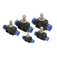 Load image into Gallery viewer, Free shipping throttle valve SA 4-12mm Air Flow Speed Control Valve Tube Water Hose Pneumatic Push In Fittings
