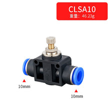 Load image into Gallery viewer, Free shipping throttle valve SA 4-12mm Air Flow Speed Control Valve Tube Water Hose Pneumatic Push In Fittings
