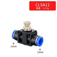 Load image into Gallery viewer, Free shipping throttle valve SA 4-12mm Air Flow Speed Control Valve Tube Water Hose Pneumatic Push In Fittings
