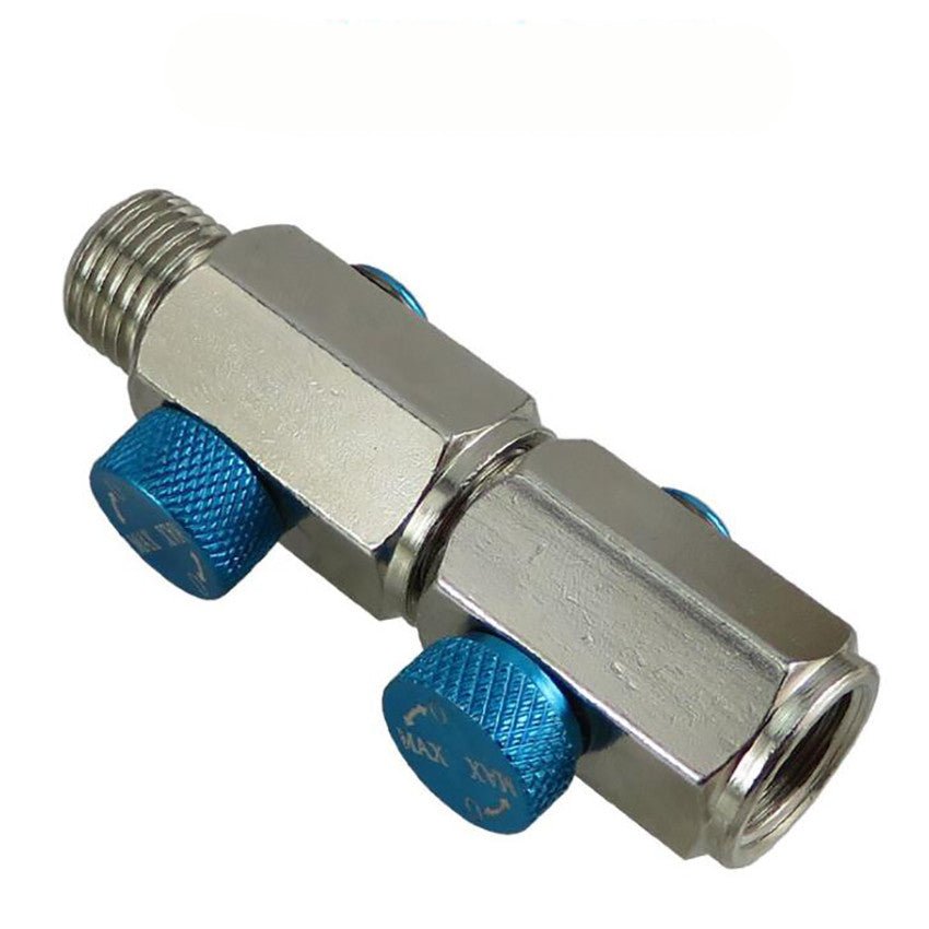 1Pc Air Valve Flow Regulator Control Tool Valve 1/4" NPT Pneumatic Tool Speed Regulating Air Adjustment Switch Air Valve