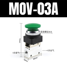 Load image into Gallery viewer, Mov-02 pneumatic valve manual valve air valve switch air control valve button valve roller stroke limit mechanical valve MOV-01
