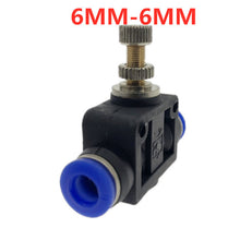 Load image into Gallery viewer, Pneumatic Airflow Regulator 4mm 6mm 8mm 10mm 12mm OD Hose Tube Gas Flow Adjust Valve Connector Fitting Air Speed Control Crane
