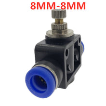 Load image into Gallery viewer, Pneumatic Airflow Regulator 4mm 6mm 8mm 10mm 12mm OD Hose Tube Gas Flow Adjust Valve Connector Fitting Air Speed Control Crane
