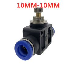 Load image into Gallery viewer, Pneumatic Airflow Regulator 4mm 6mm 8mm 10mm 12mm OD Hose Tube Gas Flow Adjust Valve Connector Fitting Air Speed Control Crane
