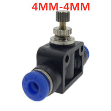 Load image into Gallery viewer, Pneumatic Airflow Regulator 4mm 6mm 8mm 10mm 12mm OD Hose Tube Gas Flow Adjust Valve Connector Fitting Air Speed Control Crane
