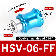 Load image into Gallery viewer, HSV-06 08 10 15 20-B-SS-SF-FF Aluminum Pneumatic Hand Slide Valve Manual Push Exhaust Control Switch External-Internal Thread
