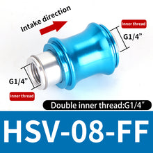 Load image into Gallery viewer, HSV-06 08 10 15 20-B-SS-SF-FF Aluminum Pneumatic Hand Slide Valve Manual Push Exhaust Control Switch External-Internal Thread
