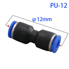 Load image into Gallery viewer, Pneumatic Fittings Fitting Plastic Connector PU 4mm 6mm 8mm 10mm For Air water Hose Tube Push in Straight Gas Quick Connection
