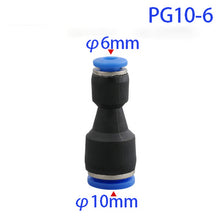 Load image into Gallery viewer, Pneumatic Fittings Fitting Plastic Connector PU 4mm 6mm 8mm 10mm For Air water Hose Tube Push in Straight Gas Quick Connection
