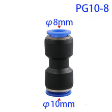 Load image into Gallery viewer, Pneumatic Fittings Fitting Plastic Connector PU 4mm 6mm 8mm 10mm For Air water Hose Tube Push in Straight Gas Quick Connection
