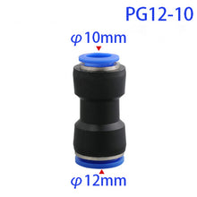 Load image into Gallery viewer, Pneumatic Fittings Fitting Plastic Connector PU 4mm 6mm 8mm 10mm For Air water Hose Tube Push in Straight Gas Quick Connection
