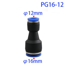 Load image into Gallery viewer, Pneumatic Fittings Fitting Plastic Connector PU 4mm 6mm 8mm 10mm For Air water Hose Tube Push in Straight Gas Quick Connection
