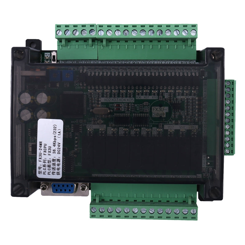 New PLC Industrial Control Board FX3U-24MR High-Speed Household PLC Industrial Control Board PLC Controller Programmable