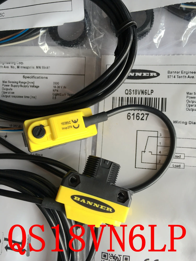 American original authentic BANNER photoelectric sensor QS18VN6LP genuine guaranteed photoelectric switch