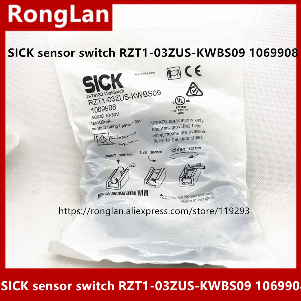 [SA] new original authentic spot SICK sensor switch RZT1-03ZUS-KWBS09 1069908 --2PCS/LOT