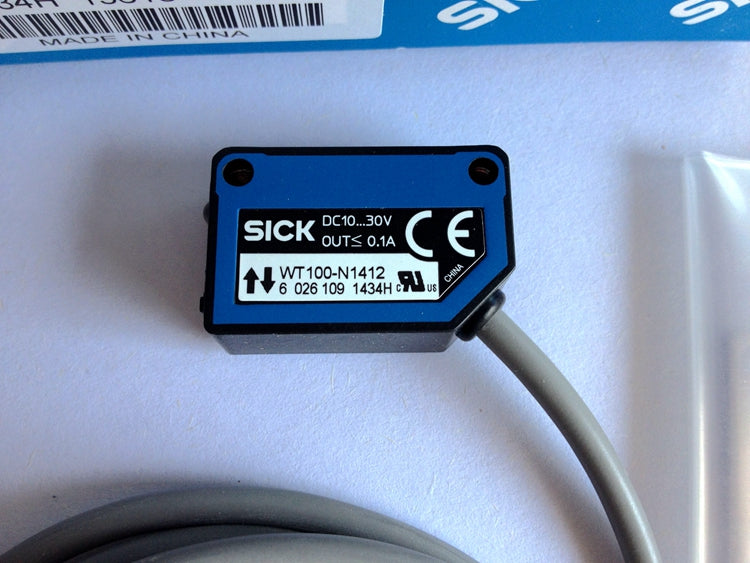 100% New Original SICK Photoelectric Sensor  WT100-2N1419 replace WT100-N1412 WT100-N1419