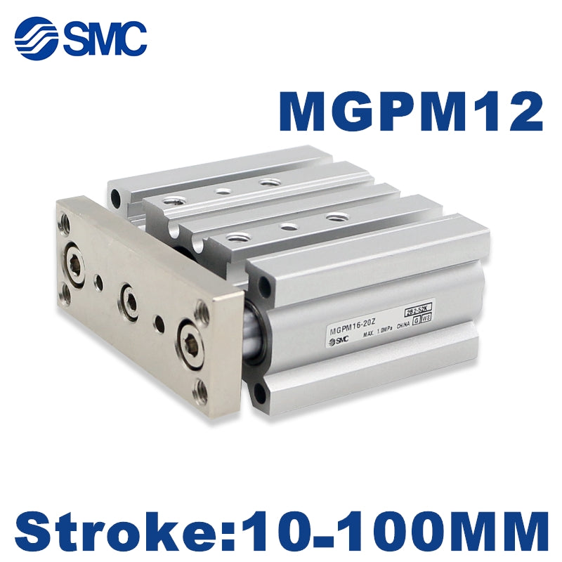 MGPM New SMC MGPM12 MGPM12-10Z MGPM12-20Z MGPM12-30Z MGPM12-40Z MGPM12-50Z MGPM12-75Z MGPM12-100Z Compact Guide Cylinder