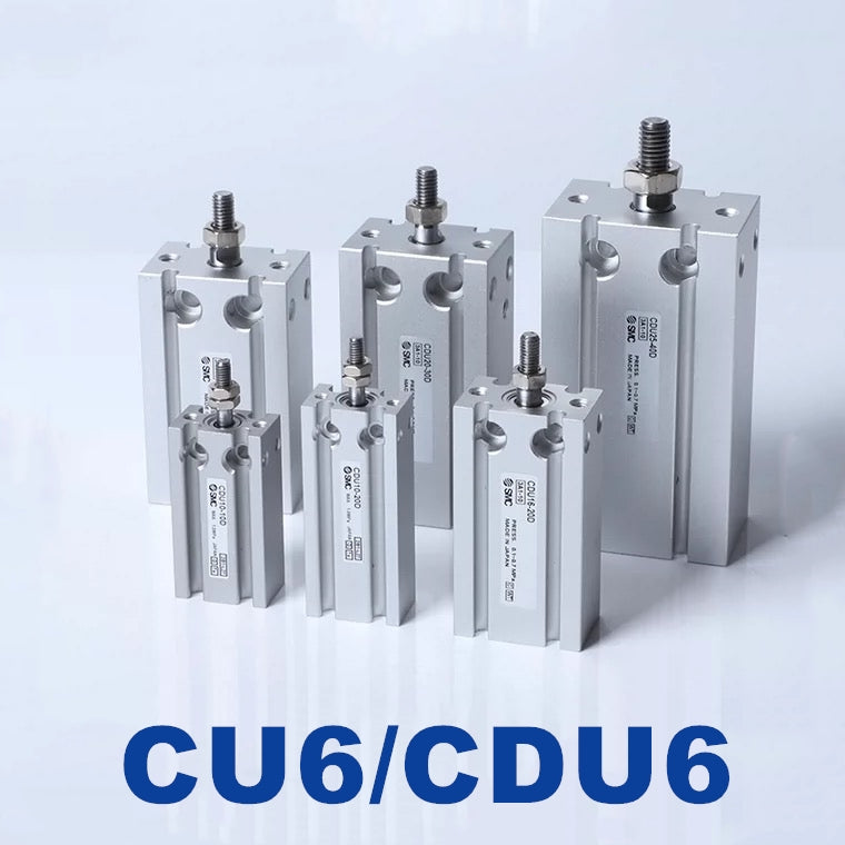 CU CU6 CDU6 Free Mount Cylinder CDU6-5D CDU6-10D CDU6-15D CDU6-20D CDU6-25D CDU6-30D Double Acting Single Rod SMC