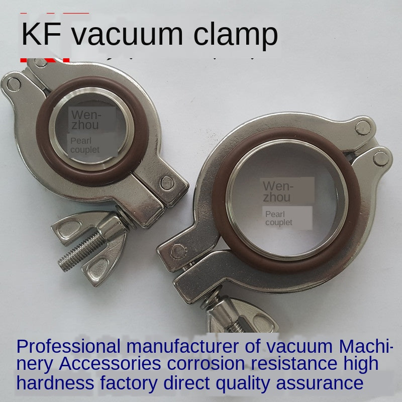 KF vacuum quick-fit clamp 304 stainless steel quick-install flange bracket seal KF10 KF16 KF25 KF40 KF50