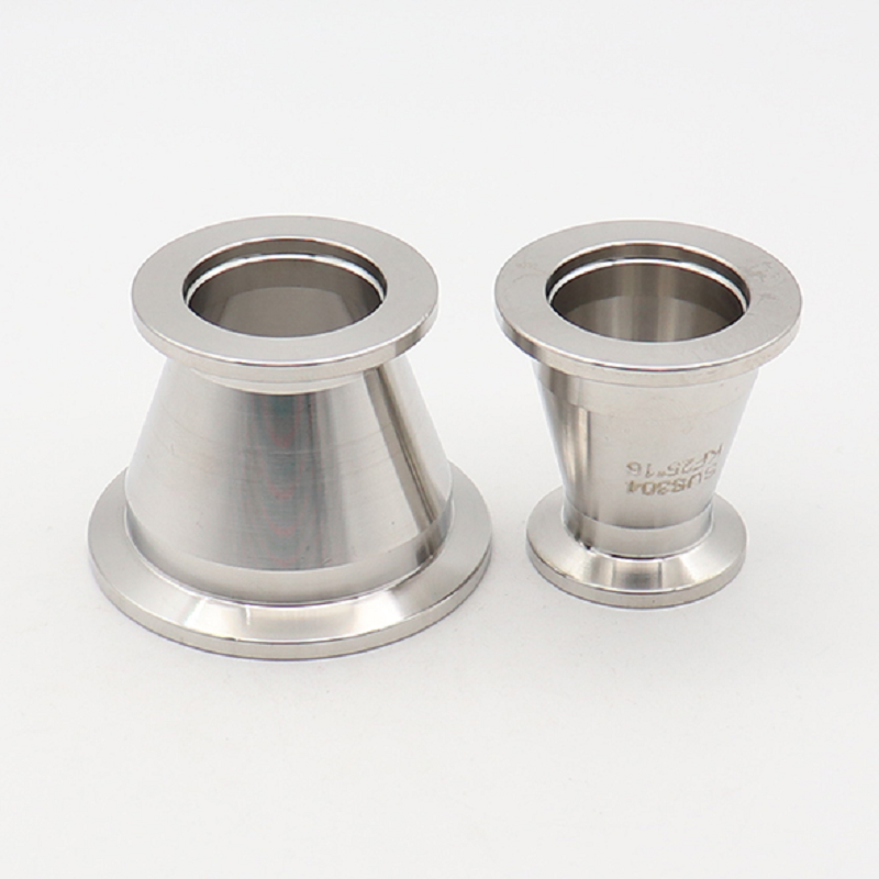 KF-16/25/40/50 Vacuum Tri Clamp Reduer SUS304 Stainless Sanitary Pipe Fitting Beer Brewing Diary Product