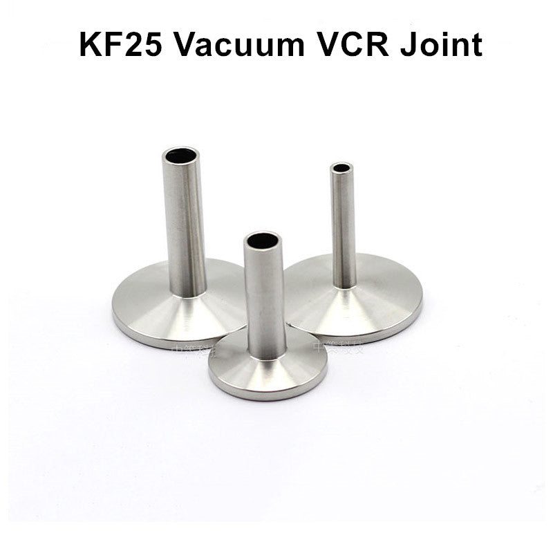 KF25 Vacuum Clamp Joint KF Flange to VCR Joint 304 Stainless Steel Ferrule Vacuum Joint Connector